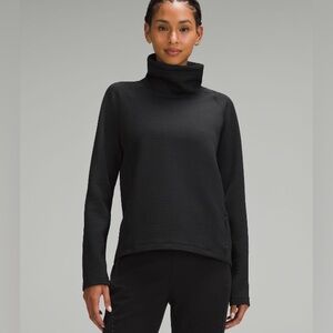 NWOT Lululemon Waffle-knit Funnel- neck long- sleeve shirt women’s size 6